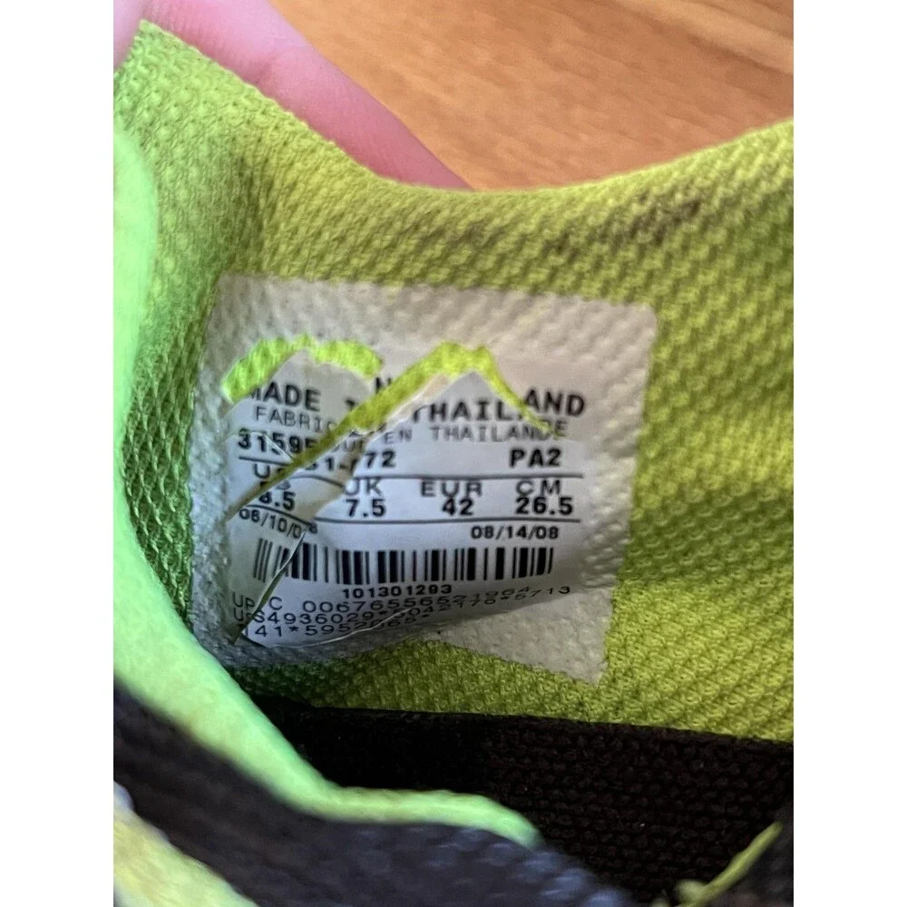 Nike ACG Wildedge Shoes Mens Size 8.5 Black Volt Trail Running Sneakers